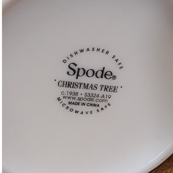 Spode Christmas Tree Mug & Coaster Set Festive Holiday Gift Decoration Cocoa Tea - Picture 7 of 7